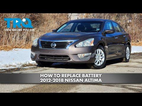 How to Replace the Battery on a 1993-2018 Nissan Altima (Engine: Inline 4 2.5L)