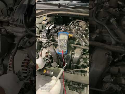 Test Voltage Drop On Alternator with a Multimeter #alternators #battery #voltagedrop #i30.