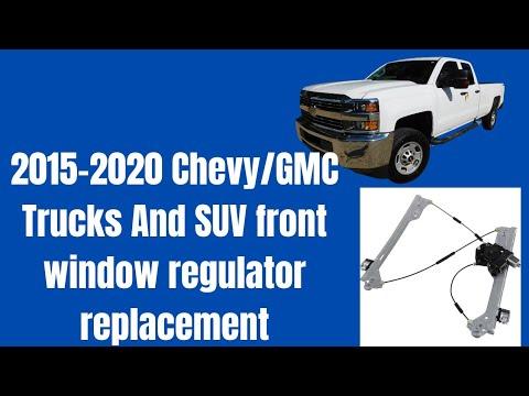 2014-2020 Chevy/GMC trucks and SUV front window regulator replacement