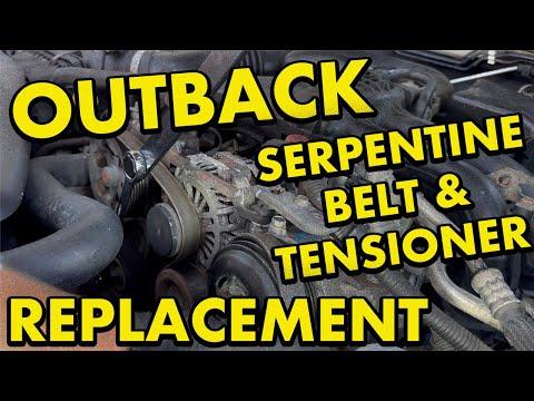 2013 and Up Subaru Serpentine Belt and Tensioner Replacement
