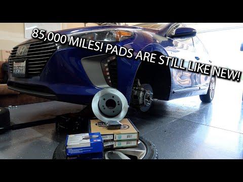 How To Replace Brake Pads And Brake Rotors On A Hyundai Ioniq