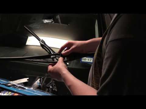 How to Replace Front Windshield Wiper Blades on a 2016 BMW 550i