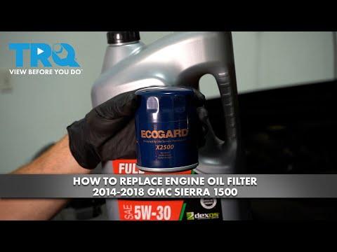 How to Change the Engine Oil and Oil Filter on a 2017 GMC Sierra 1500