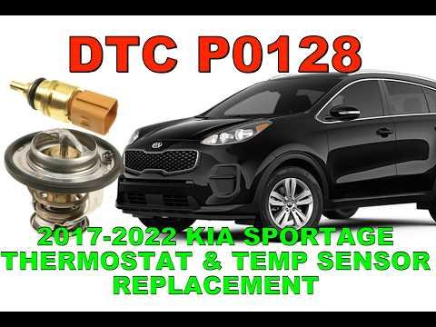 Kia Sportage P0128 Temperature Sensor and Thermostat Replacement
