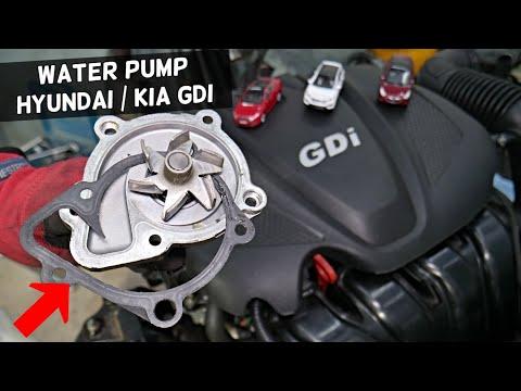 WATER PUMP REPLACEMENT HYUNDAI KIA 2.4 GDI ENGINE
