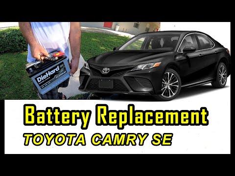 How to Replace Engine Battery 2019 Toyota Camry SE 2.5L