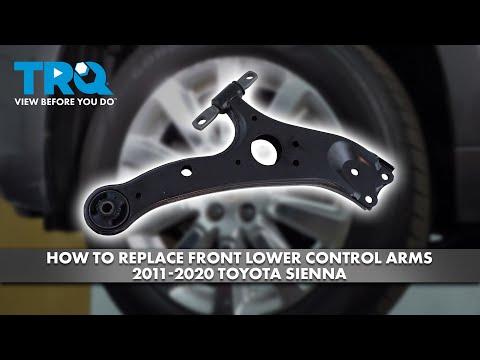 How to Replace the Front Lower Control Arm on a 2016 Toyota Sienna