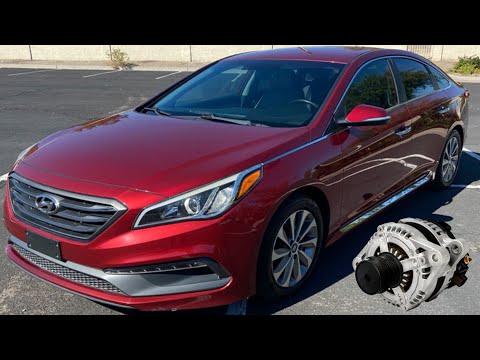 How to Replace the Alternator on a 2015-2019 Hyundai Sonata 2.4L (Engine: Inline 4 2.4L)
