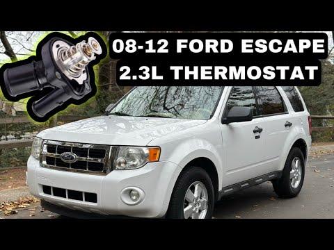 2008-2012 Ford Escape 2.3L THERMOSTAT Replacement ( P0128 Fix )
