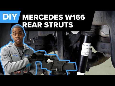 Mercedes-Benz W166 Rear Shock Absorber Replacement DIY (2012-2018 ML250, ML350, GLE350, & More)