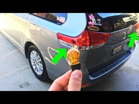 How to Replace Rear Turn Signal Bulbs on a 2016 Toyota Sienna