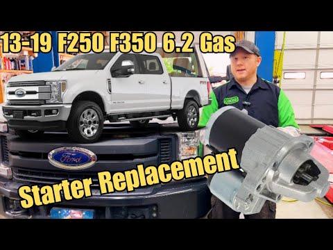 Starter Replacement: 2013-2019 Ford F250 F350 4x4 6.2L Gas Engine P06E9
