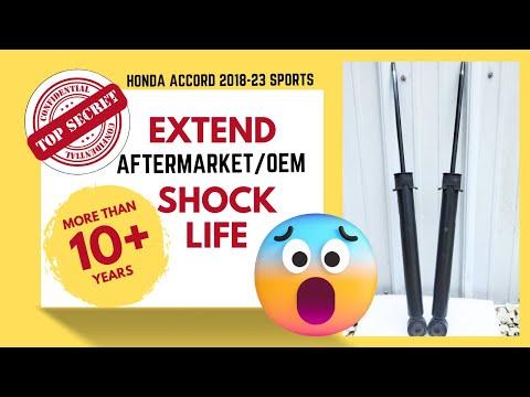 How to Replace Rear Shock Absorbers on a 2018-2025 Honda Accord (Trim: EX)