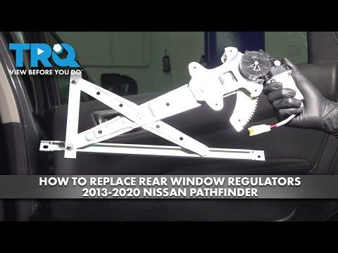 How to Replace Rear Window Regulator on a 2016 INFINITI QX60 (Both Rear Doors)