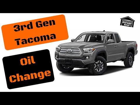 How To Do An Oil & Filter Change On A 2016 2017 2018 2019 2020 Toyota Tacoma 3.5 Liter V6 Engine