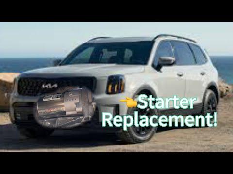 Kia Telluride 2020-2025 Starter replacement! 👨🔧🔩🛠️🔧