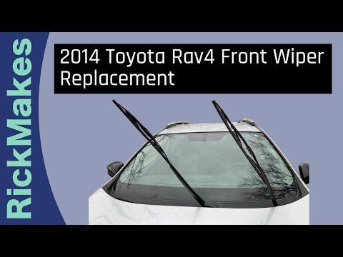 2014 Toyota Rav4 Front Wiper Replacement