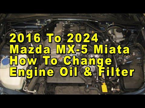 How to Change Engine Oil & Oil Filter on a 2018 Mazda MX-5 Miata (DIY Guide)