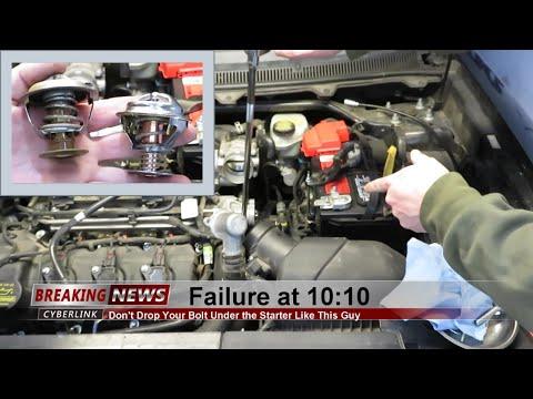 2009-2019 Ford Flex Thermostat Removal and Replacement 3.5L V6 N/A