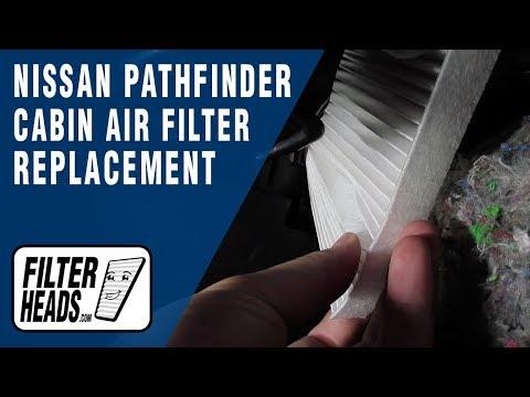 How to Replace Cabin Air Filter 2018 Nissan Pathfinder | AQ1228