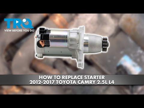 How to Replace the Starter Motor on a 2004-2019 Toyota Highlander 2.7L (Engine: Inline 4 2.7L)