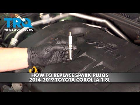 How to Replace Spark Plugs 2014-2019 Toyota Corolla 1.8L