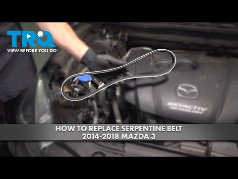 How to Replace the Serpentine Belt on a 2018 Mazda 3 (Accessory Drive Belt)