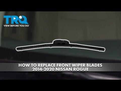 How to Replace Front Windshield Wiper Blades on a 2014 Nissan Rogue