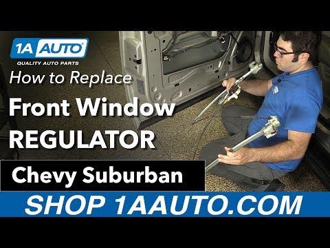 How to Replace the Front Window Regulator on a 2008 Chevrolet Suburban 1500