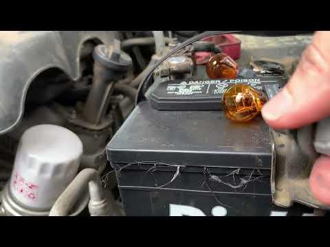 Quickly - How to change a turning signal *** blinker bulb *** on a 2012 Toyota Tacoma