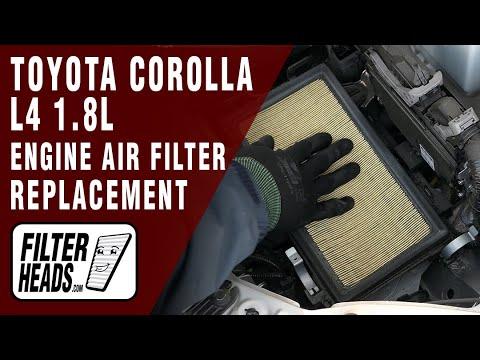 How to Replace the Engine Air Filter on a 2021 Toyota Corolla