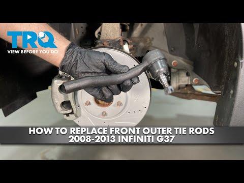 How to Replace the Outer Tie Rod End on a 2016 INFINITI Q50