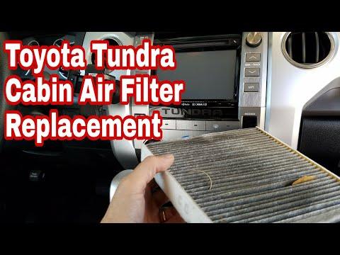 Toyota Tundra Cabin Air Filter Replacement 2014 2015 2016 2017 2018
