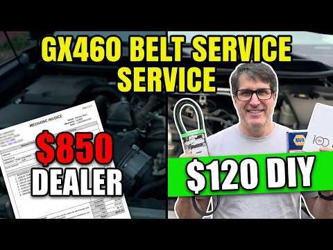 How to Replace the Serpentine Belt on a 2016 Lexus GX460 (Drive Belt Guide)