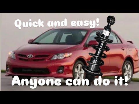 2007-2013 Toyota Corolla front strut replacement!