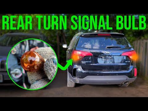 How to Replace Rear Turn Signal Bulbs on a 2016 Kia Sorento (Tail Lamp Removal)
