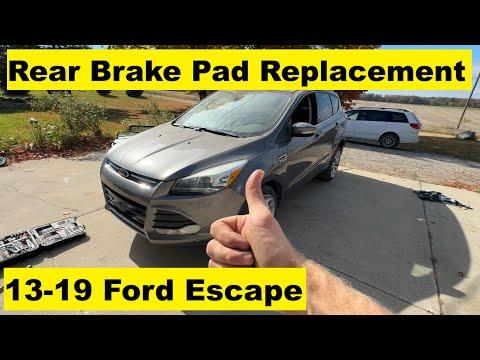 How to Replace Rear Brake Pads on a 2019 Ford Escape