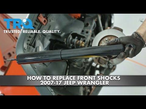 How to Replace Front Shock Absorbers on a 2007-2017 Jeep Wrangler