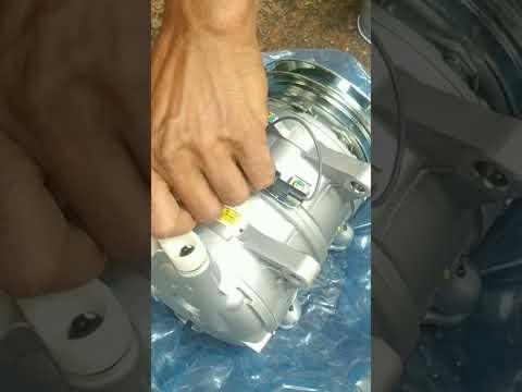 NISSAN/REPLACE NEW COMPRESSOR