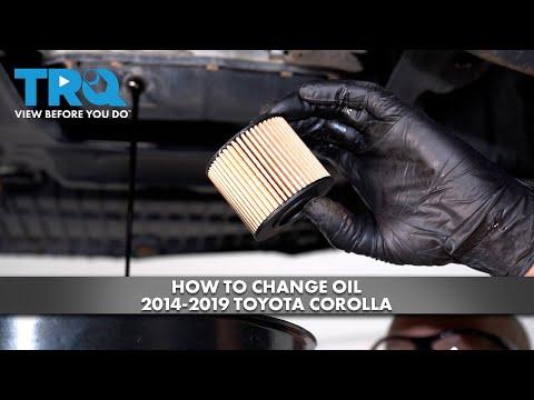 How to Change Engine Oil and Oil Filter on a 2016-2022 Toyota Corolla (Engine: Inline 4 1.8L)
