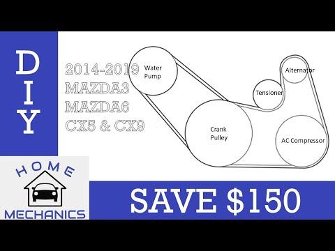 How to Replace the Serpentine Belt on a 2016 Mazda CX-9 (DIY Guide)
