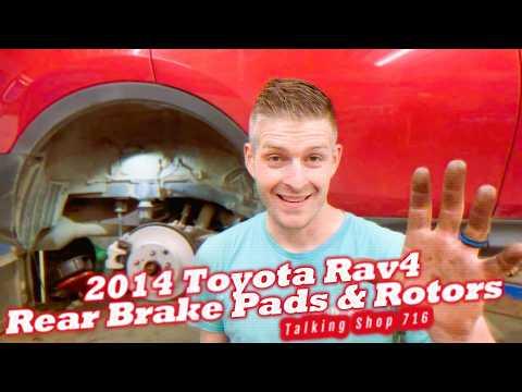 2014 Toyota Rav4 Rear Brake Pads & Rotors Replacement