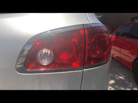 How to Buick Enclave rear light bulb replacement