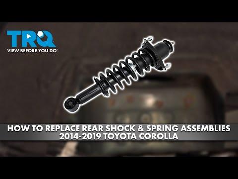 How to Replace Rear Shock & Spring Assemblies 2014-2019 Toyota Corolla