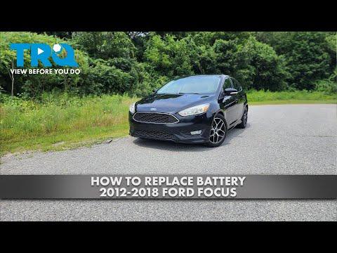 How to Replace the Battery on a 2000-2018 Ford Focus (Engine: Inline 4 2.0L)