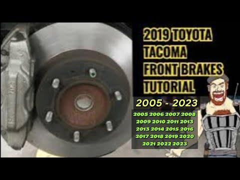 2005 - 2023 TOYOTA TACOMA FRONT BRAKES REPLACEMENT TUTORIAL | 2016 2017 2018 2019 2020 2021 2022
