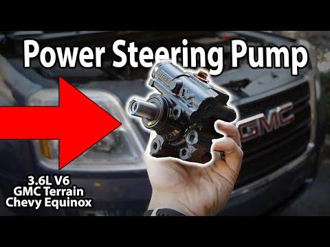 Power Steering Pump Replacement on a 2010-2017 GMC Terrain 3.6 V6