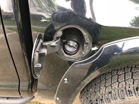 Toyota Tundra locking gas cap install