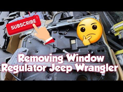 How to Replace Front Window Regulators on a 2007-2017 Jeep Wrangler