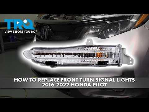 How to Replace Taillight and Front Turn Signal Bulbs on a 2016-2024 Honda Pilot